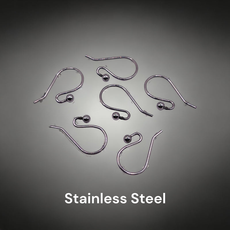 14mm Ear Wire Stainless Steel