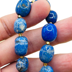 12 to 18mm Smooth Nugget Lapis Lazuli