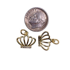 13x12mm Crown Charm