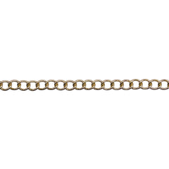 Losolo 4x3mm Stainless Steel Chain 18K Gold Plated