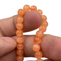 6mm Round Dyed Jade