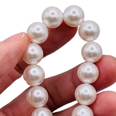 12mm Round Shell Pearl