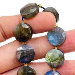16mm Coin Cut Labradorite