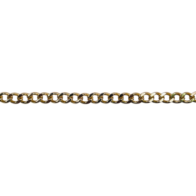 Losolo 3mm Stainless Steel Chain 18K Gold Plated