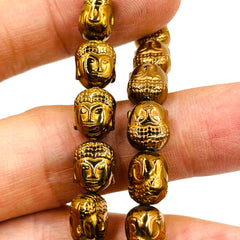 Beadorea Live: BL39 10mm Buddha Hematite Copper