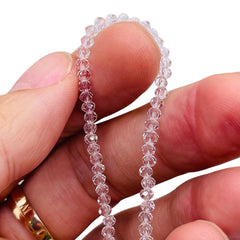 3mm Thunder Polish Glass Crystal Roundel Cut Crystal