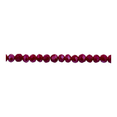 4mm Thunder Polish Glass Crystal Roundel Cut Ruby Jade AB