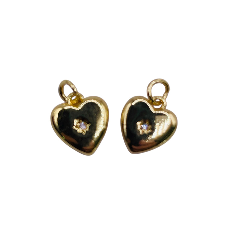13x11mm Heart Charm