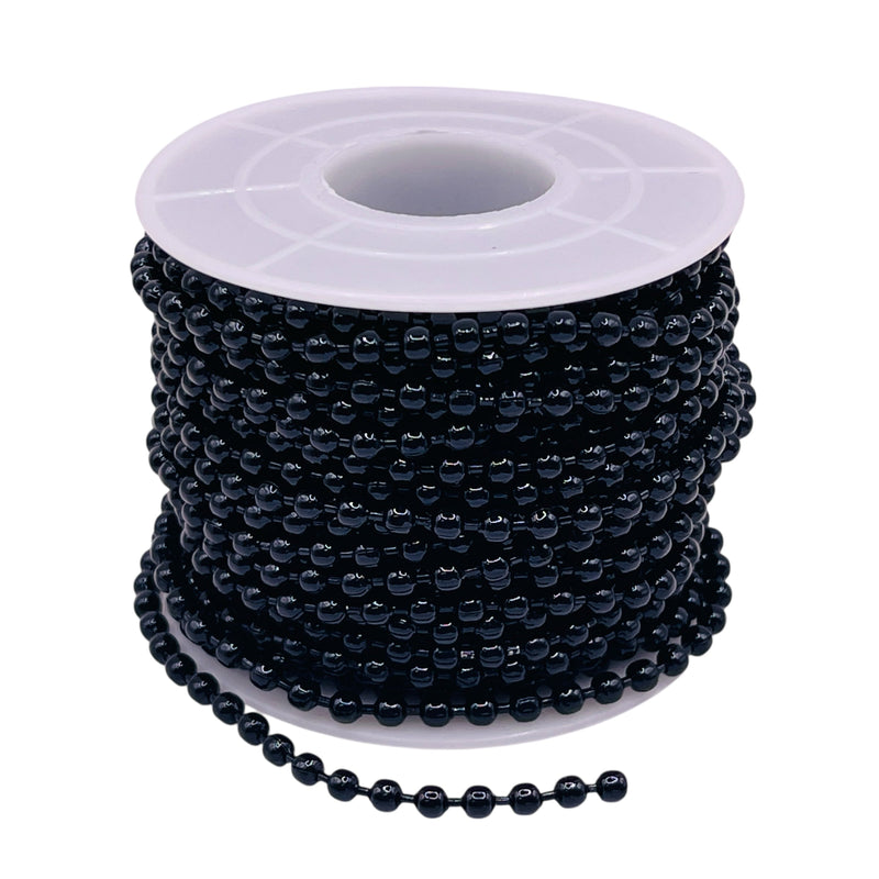 Losolo 3mm Ball Chain Stainless Steel Chain Black