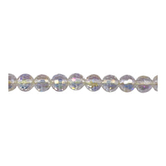 6mm Thunder Polish Round Disco Cut Chrysolite Super AB