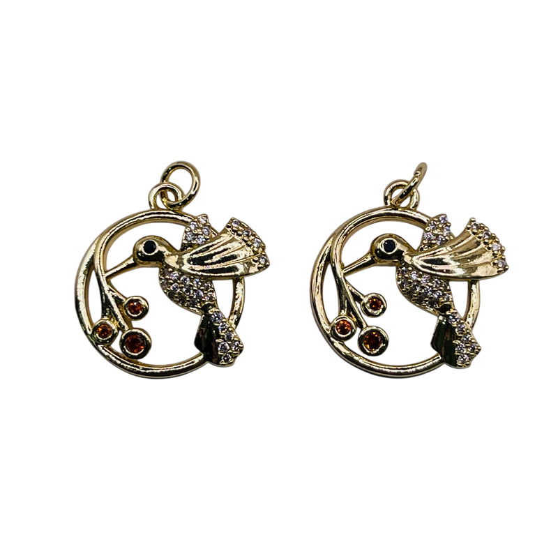 19mm Hummingbird Charm