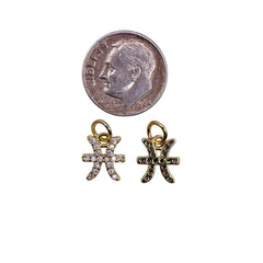 10x9mm Pisces Zodiac Charm