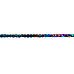 2.5mm Cube Hematite Rainbow