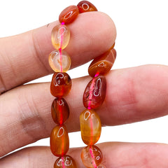 5 to 11mm Nugget Red Agate