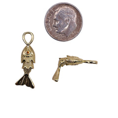 26x7mm Goldfish Charm