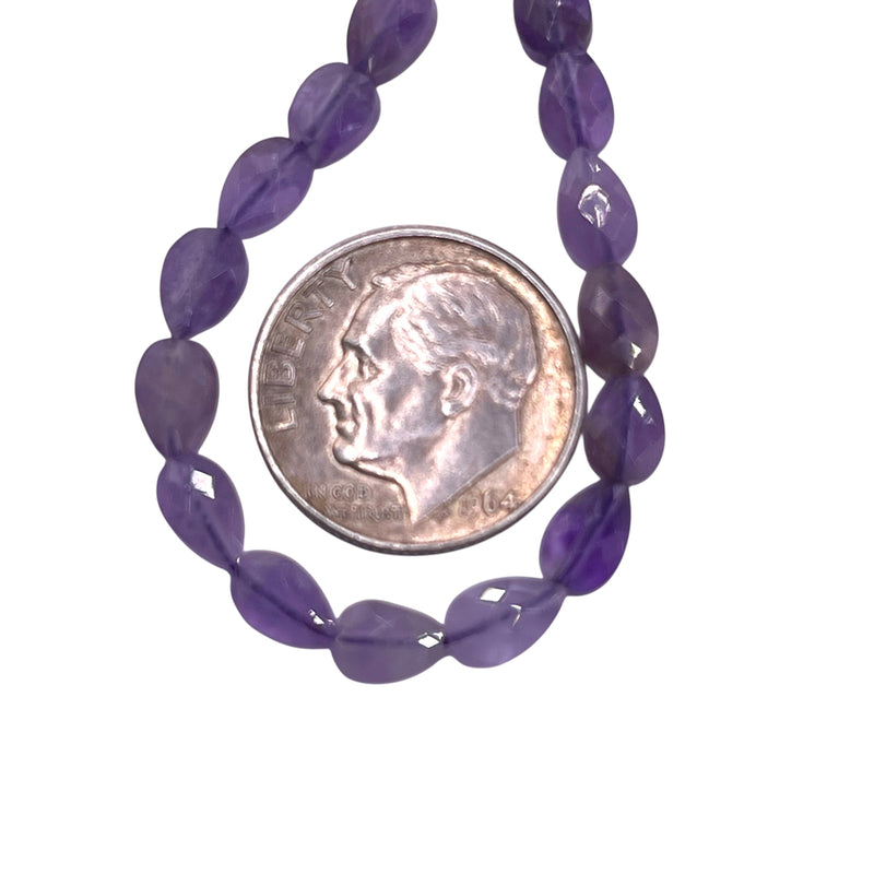 6x4mm Teardrop Cut Amethyst