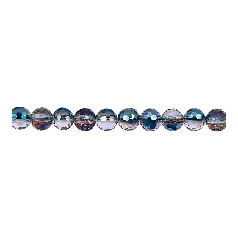 6mm Thunder Polish Round Disco Cut Violet Dream