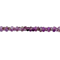 4.5mm Thunder Polish Glass Crystal Peanut Amethyst Garden