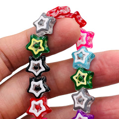 13mm Star Lampwork Glass