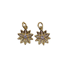 13x12mm Flower Charm