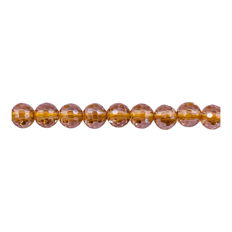 6mm Thunder Polish Round Disco Gold Champagne Shine