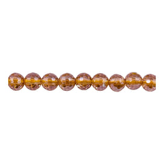 6mm Thunder Polish Round Disco Gold Champagne Shine