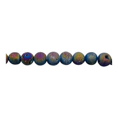 6mm Druzy Round Magic Rainbow