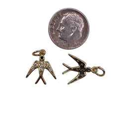 15x13mm Swallow Charm