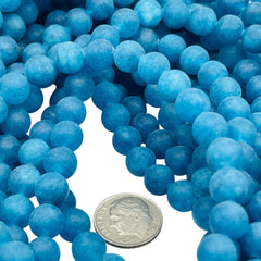 8mm Round Dyed Jade