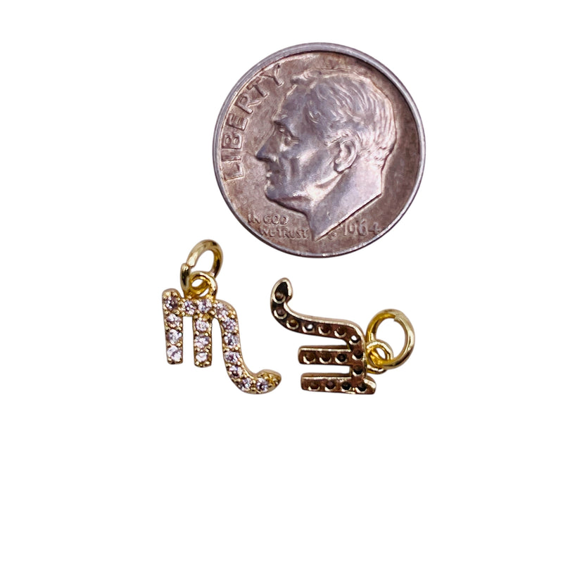 10x10mm Scorpio Zodiac Charm