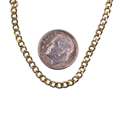 Losolo 3mm Stainless Steel Chain 18K Gold Plated