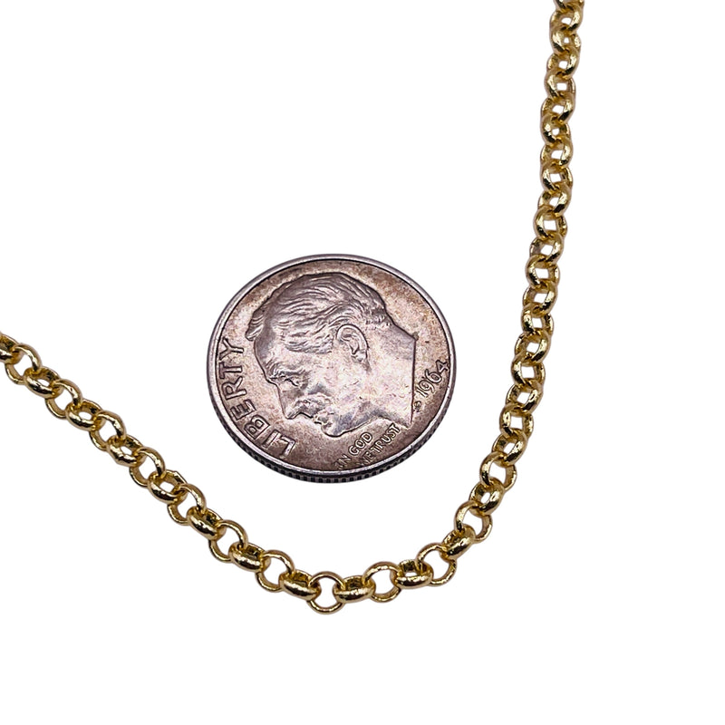 Losolo 3mm Chain 18K Gold Plated