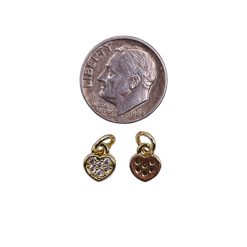 8x6mm Heart Charm