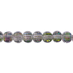 8mm Lantern Glass Crystal Lt. Magic Green