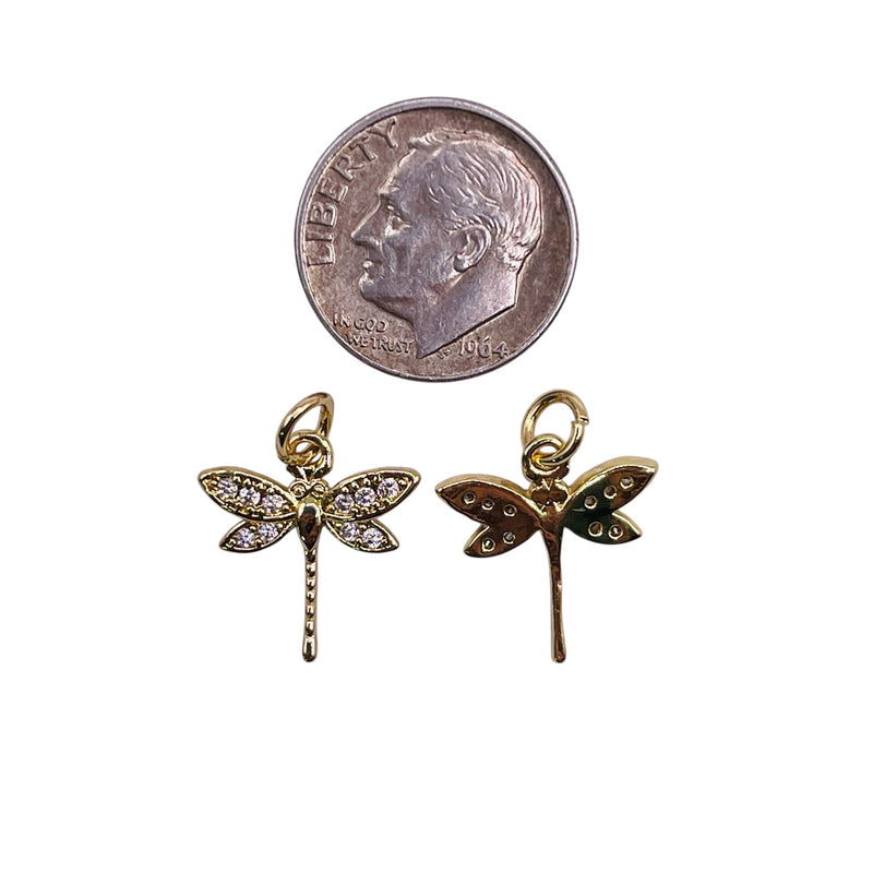 15x14mm Dragonfly Charm