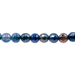 8mm Round Cut Agate Sapphire Shine