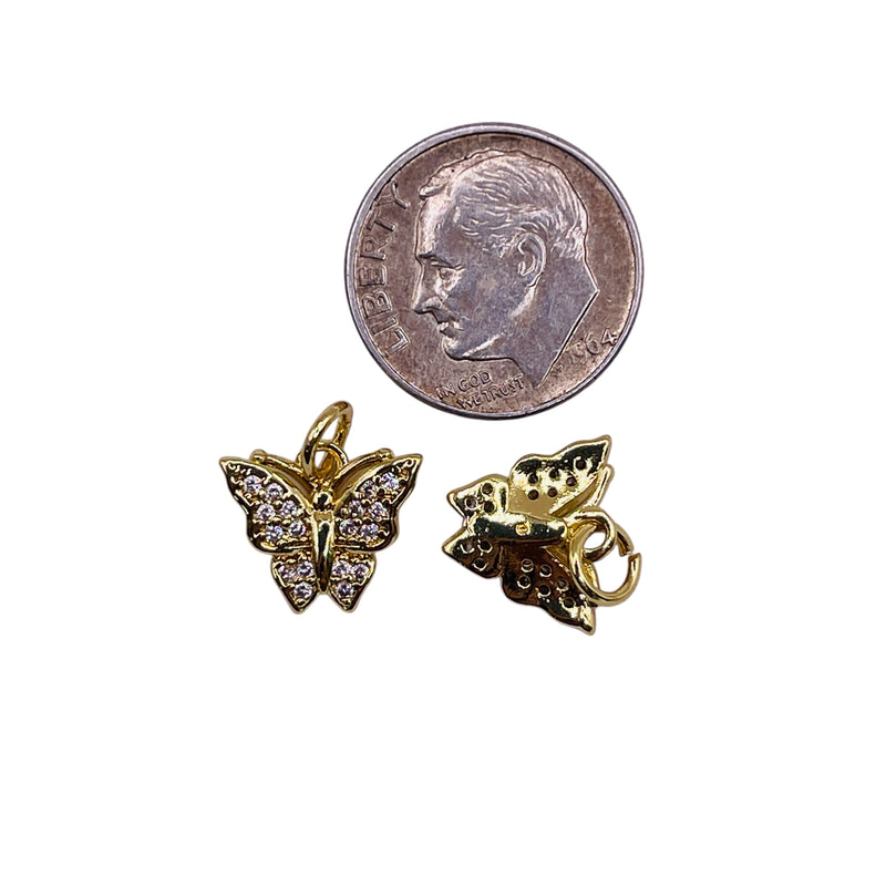 11x10mm Butterfly Charm