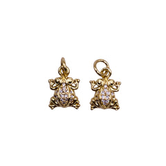 12x9mm Frog Charm