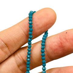 3mm Thunder Polish Glass Crystal Roundel Cut Ocean