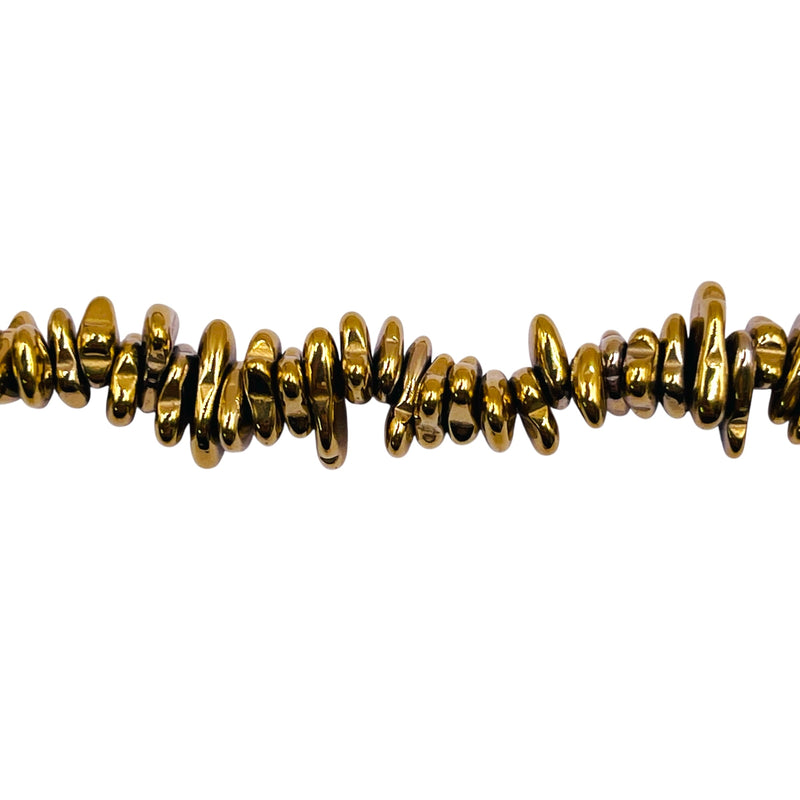 Beadorea Live: BL41 5-7mm Chips Hematite Gold