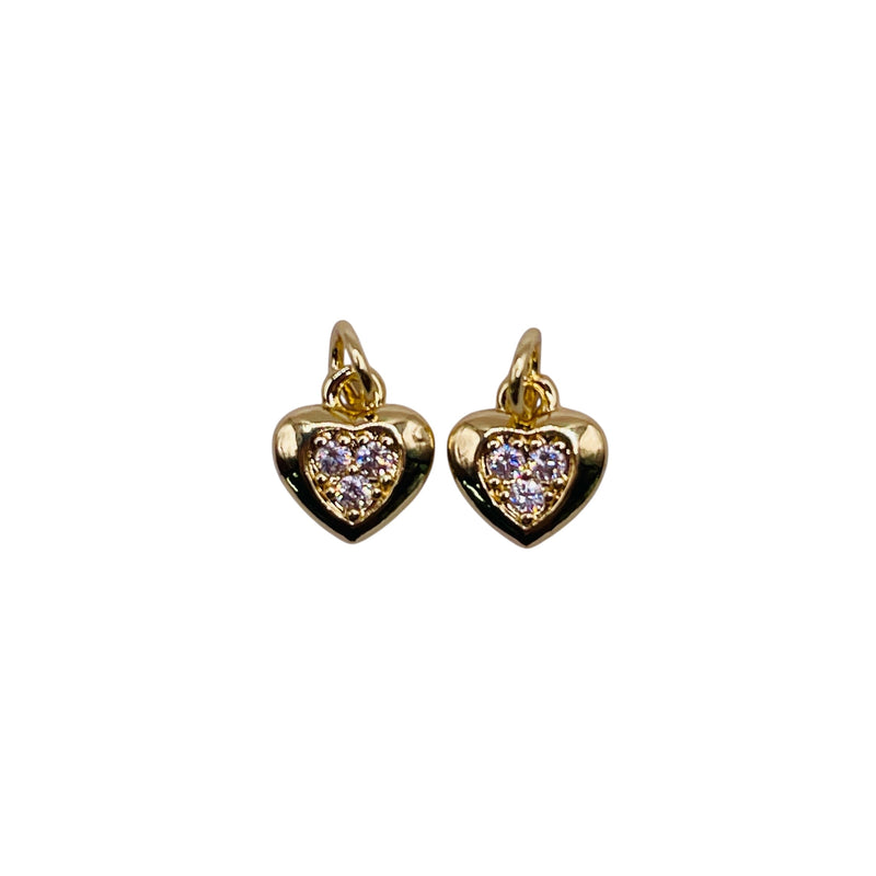 10x9mm Heart Charm