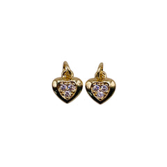 10x9mm Heart Charm