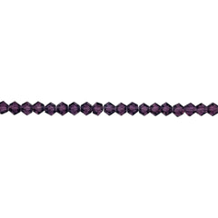 3mm Thunder Polish Glass Crystal Bicone Violet