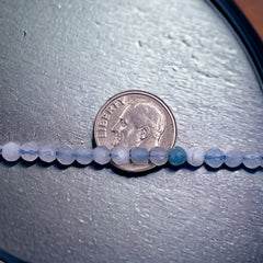 4mm Round Cut Aquamarine