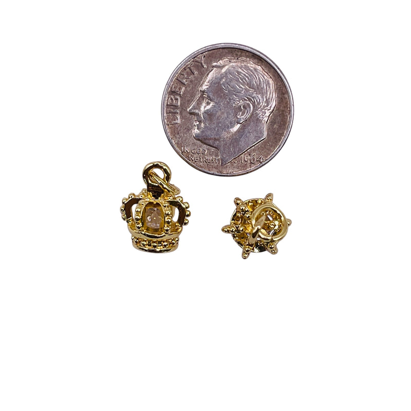 12x8mm Crown Charm