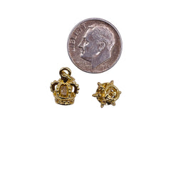12x8mm Crown Charm
