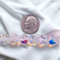 10mm Star Cut Glass Crystal Super AB
