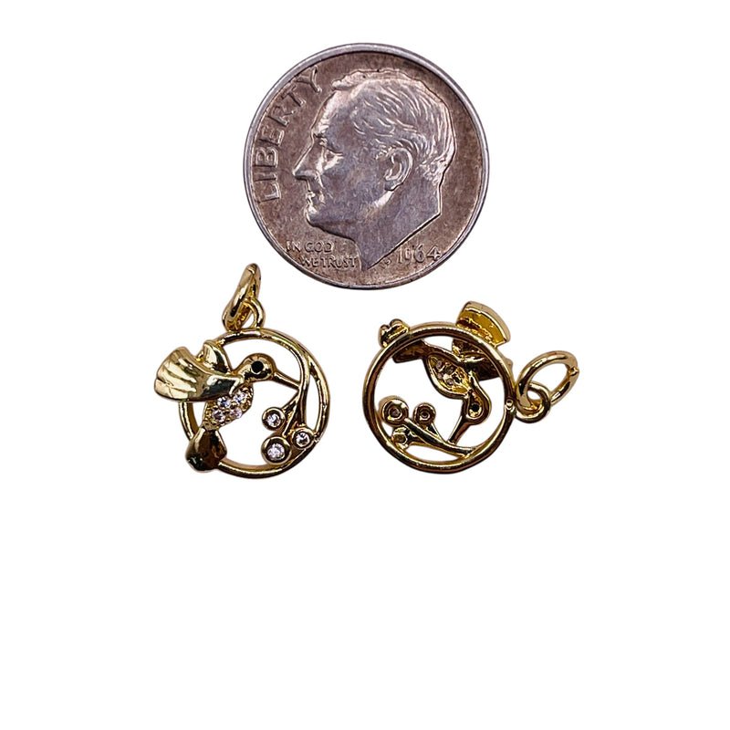 13x11mm Hummingbird Charm