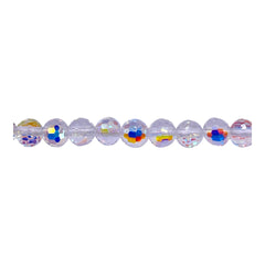 6mm Thunder Polish Round Disco Cut Clear Super AB