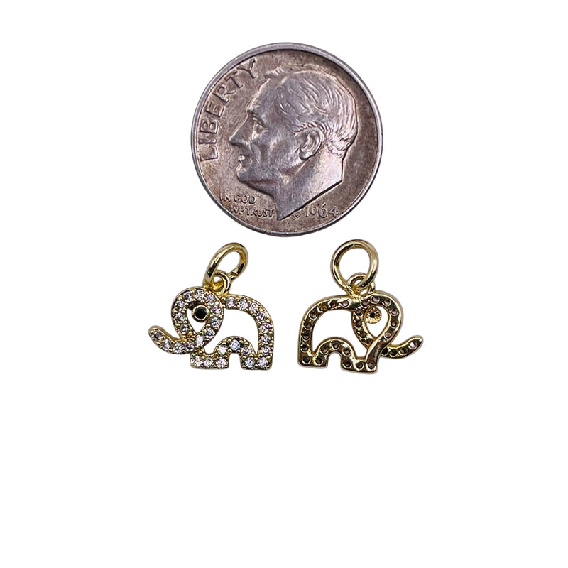 11x9mm Elephant Charm